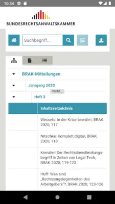 BRAK-Mitteilungen android App screenshot 8